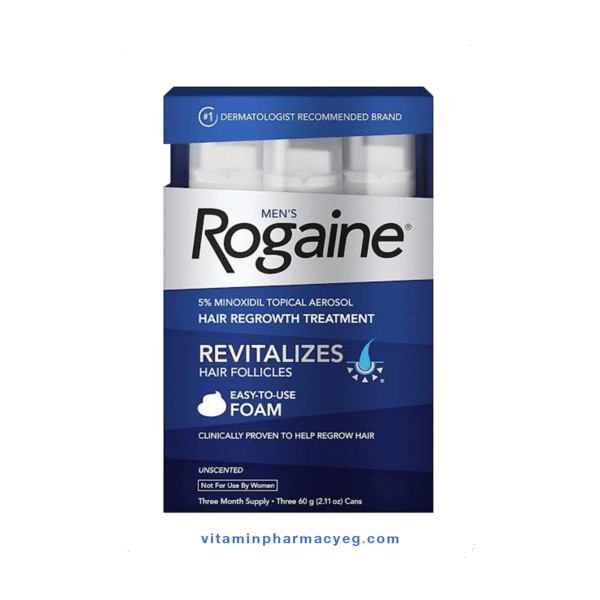 رغوة روجين لإعادة نمو الشعر 60جم - Rogaine Hair Regrowth Foam 60g