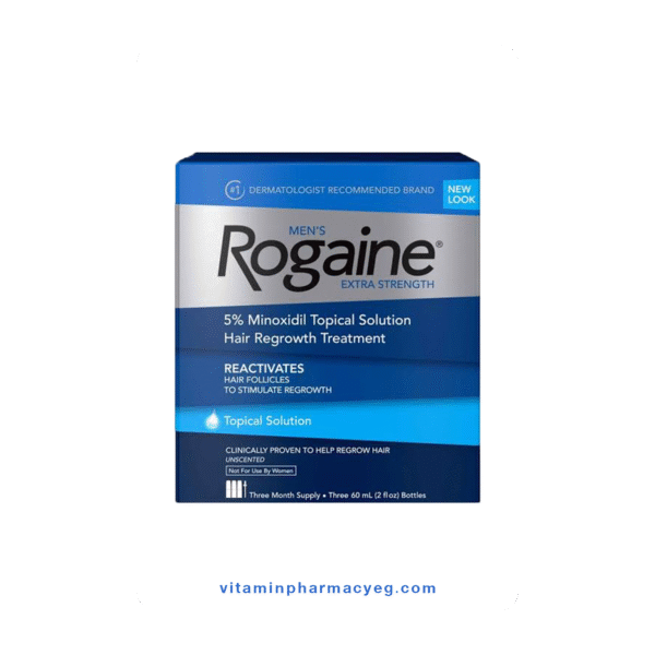 محلول موضعي روجين لإعادة نمو الشعر 60جم - Rogaine Hair Regrowth Topical Solution 60g