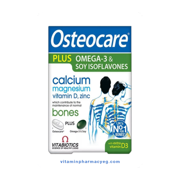 اوستيوكير بلس كالسيوم و اوميجا عدد 84 قرص - Osteocare Plus Calcium & Omega 84 Tablets