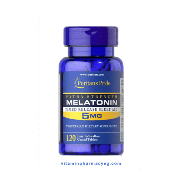 بيورتان برايد ميلاتونين 120 قرص/تركيز 5 مجم - Puritan's Pride Melatonin 120 Tablets - 5 mg