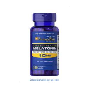 بيورتان برايد ميلاتونين 120قرص/تركيز 10 مجم - Puritan's Pride Melatonin 60 Tablets - 10 mg (Copy)