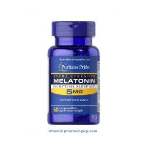 بيورتان برايد ميلاتونين 60قرص/تركيز 5 مجم - Puritan's Pride Melatonin 60 Tablets - 5 mg