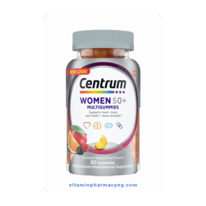 سنتروم سيلفر 50+ للنساء بطعم الفواكهة 80 قطعة مضغ - Centrum Silver 50+ for Women Fruit Flavor 80 Chewables