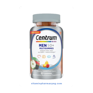 سنتروم سيلفر 50+ مضغ بطعم الفواكهة للرجال 100 قطعة - Centrum Silver 50+ Fruit Flavored Chewables for Men 100 Count