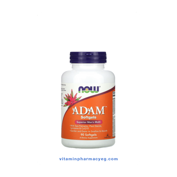 علبة ADAM 90 SOFTGEL من NOW – مكمل فيتامينات للرجال