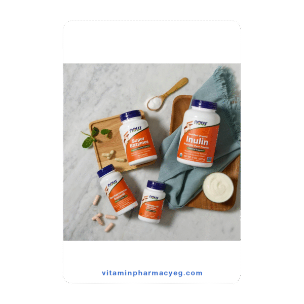 SUPER ENZYMES 90 CAP NOW – مكمل إنزيمات هاضمة لتحسين الهضم وصحة المعدة من NOW