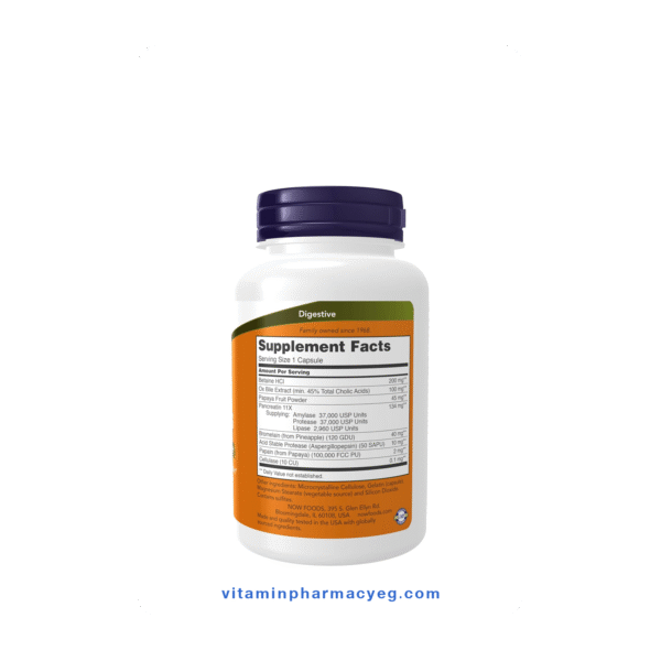 supplement SUPER ENZYMES 90 CAP NOW – مكمل إنزيمات هاضمة لتحسين الهضم وصحة المعدة من NOW